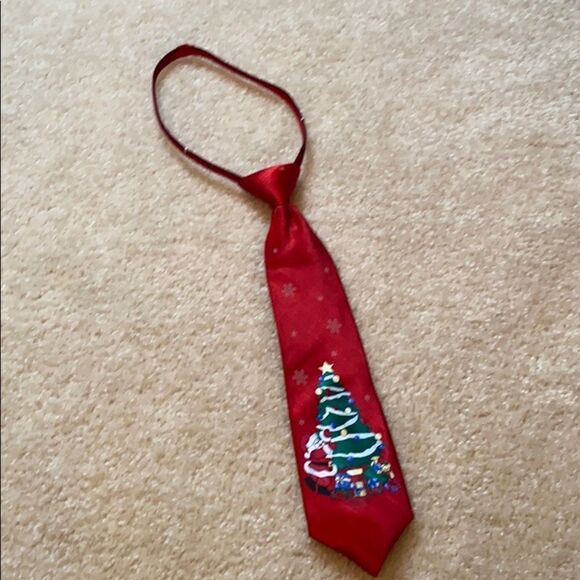 Musical Christmas Tie 8 & under. - Picture 1 of 4